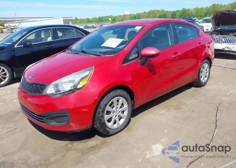 2013 Kia Rio Lx z USA, uszkodzony, nr VIN KNADM4A30D6281402